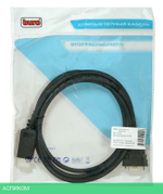 Кабель Buro v 1.1 DisplayPort (m)/VGA (m) 2м позолоченные контакты черный (BHP DPP_VGA-2)