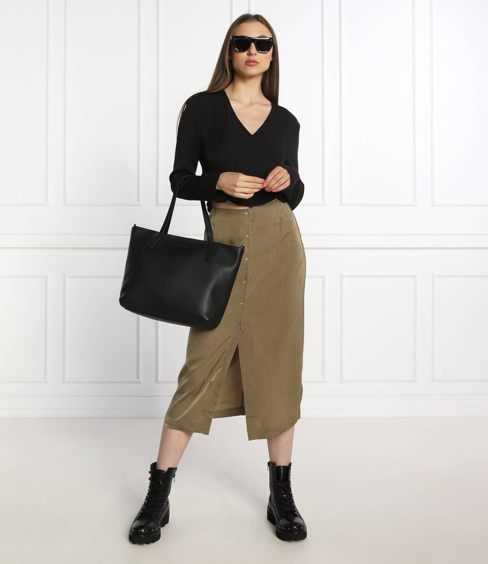 юбка CALVIN KLEIN JEANS - оливковый(J20J219599)