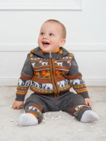 Костюм вязаный детский "Веселый зоопарк"