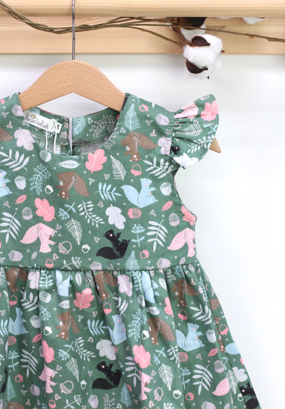 Платье из 100% премиального хлопка «Лесная сказка»