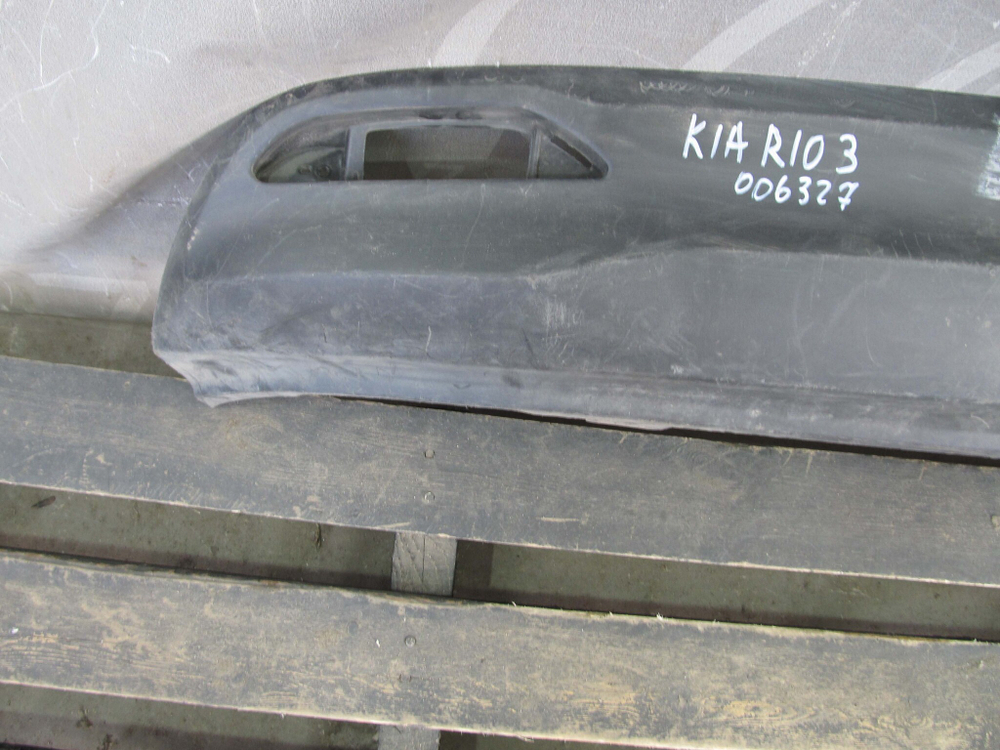 Юбка заднего бампера Kia Rio 3 (QB)  Б/У Оригинал 866124y000