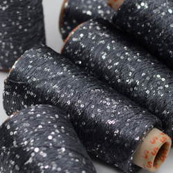 Sequin Yarn art. Paillette (серый)