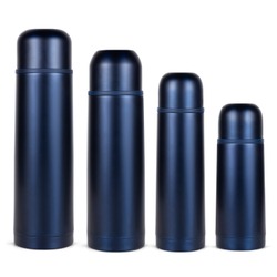 Термос Relaxika 101 (0,35 литра), темно-синий (без лого)