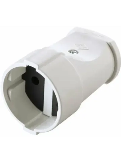 Розетка штепсельная  прямая без заземления 10 А 250 В IP20