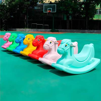 Качалка балансир Для Помещений «Лошадка» Голубая