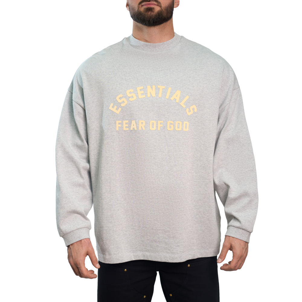 Fear Of God Essentials Heavy Jersey Long-Sleeve "Light Grey"