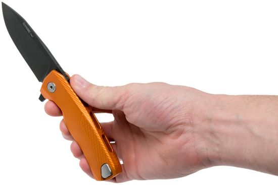 Складной нож Lion Steel "ROK-A OB" L/ROK A OB c клинком из стали Böhler M390 Microclean®, рукоять ERGAL