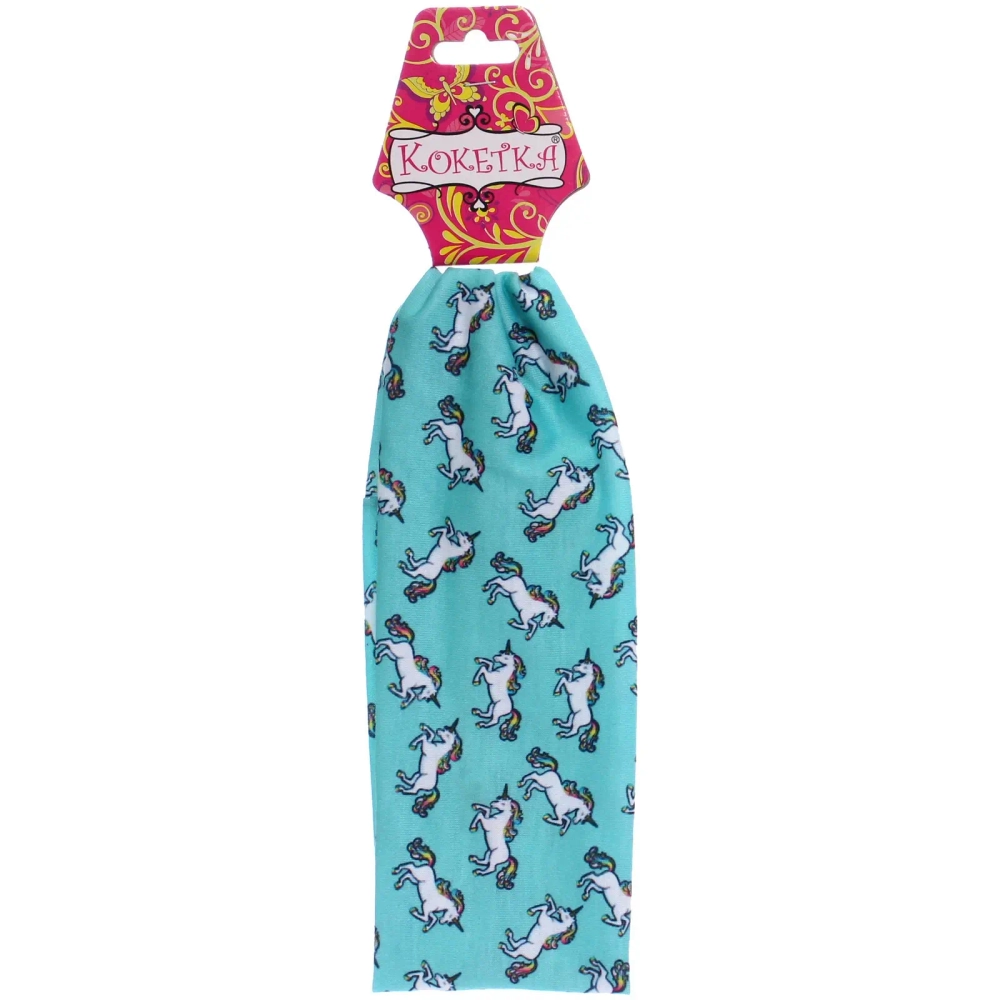 Повязка на голову детская «РОЗОВОЕ ОБЛОКО», звездопад, микс 6 цветов, 6,5*20см (подвес Кокетка)