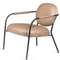 Лаунж-кресло Ego, бежевая экокожа