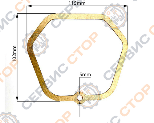 Прокладка клапанной крышки 195N