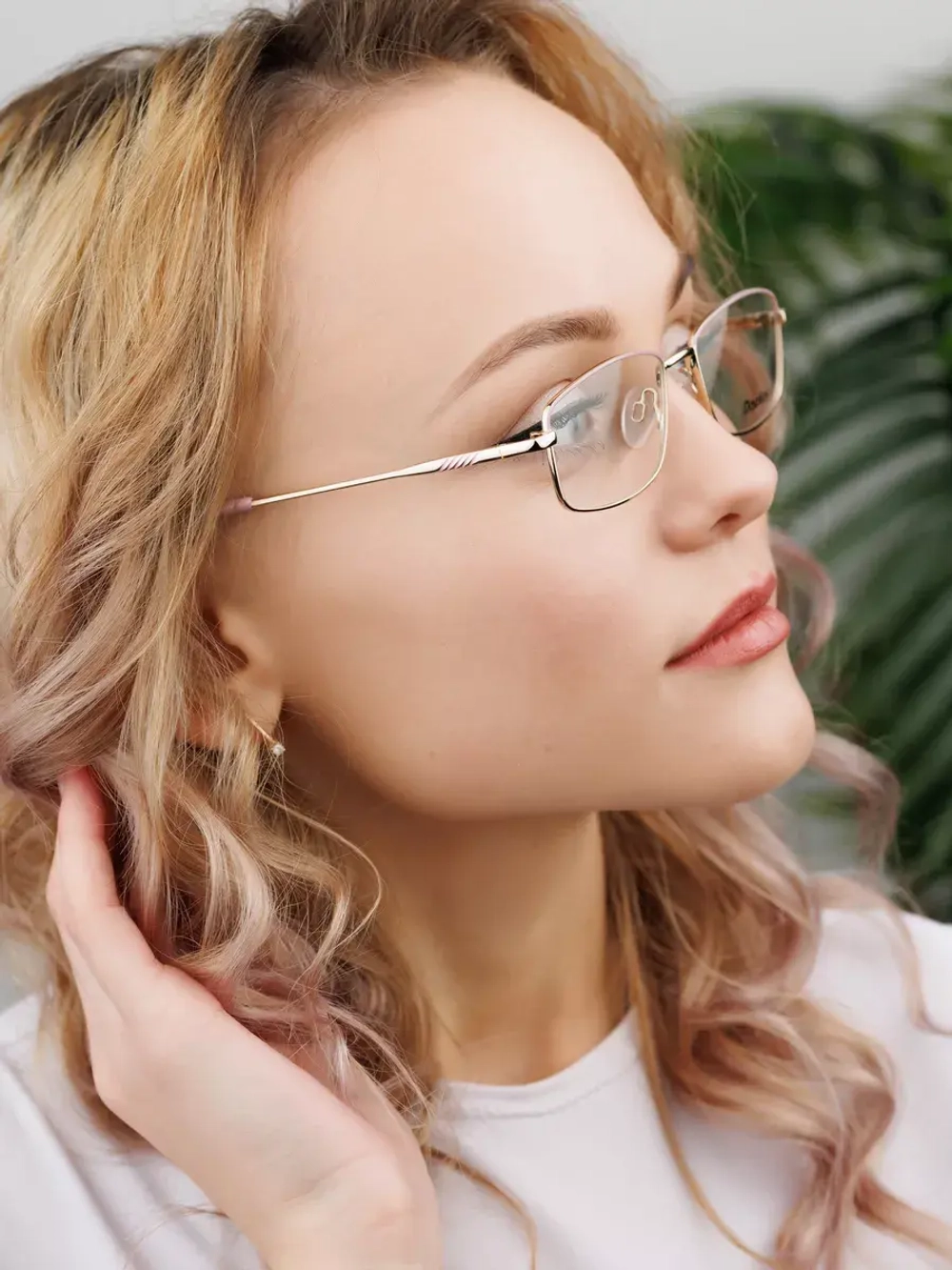 Оправа для очков для зрения женская металлическая