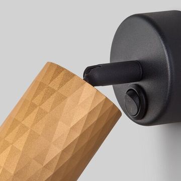 Настенный светильник 1*GU10 20088/1 чёрный/золото Mizar Eurosvet