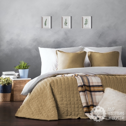 Покрывало ИБИЦА (арт. BL02-217-04) - горчичное