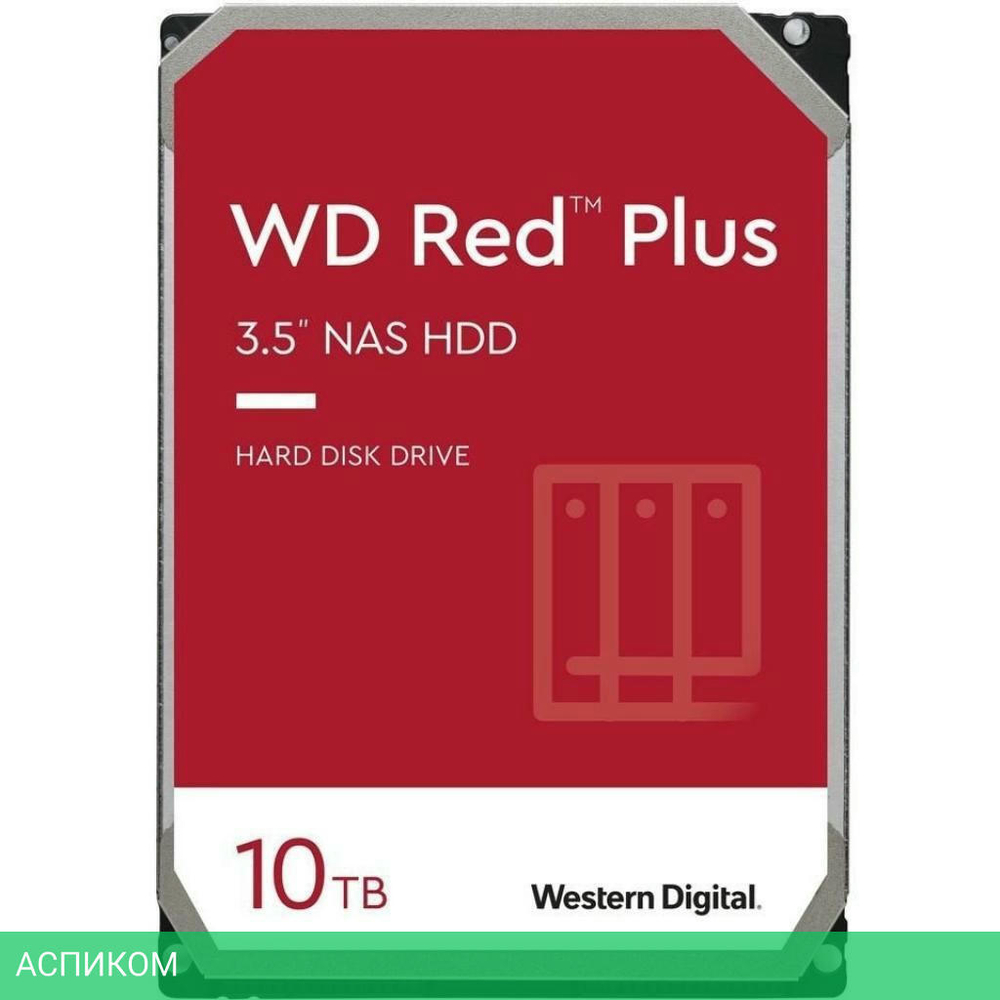 Жесткий диск WD Red Plus 10TB (WD101EFBX)