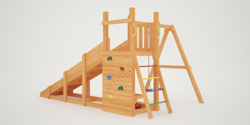 Детский игровой комплекс Мастер-6 с качелями (4 сезона)