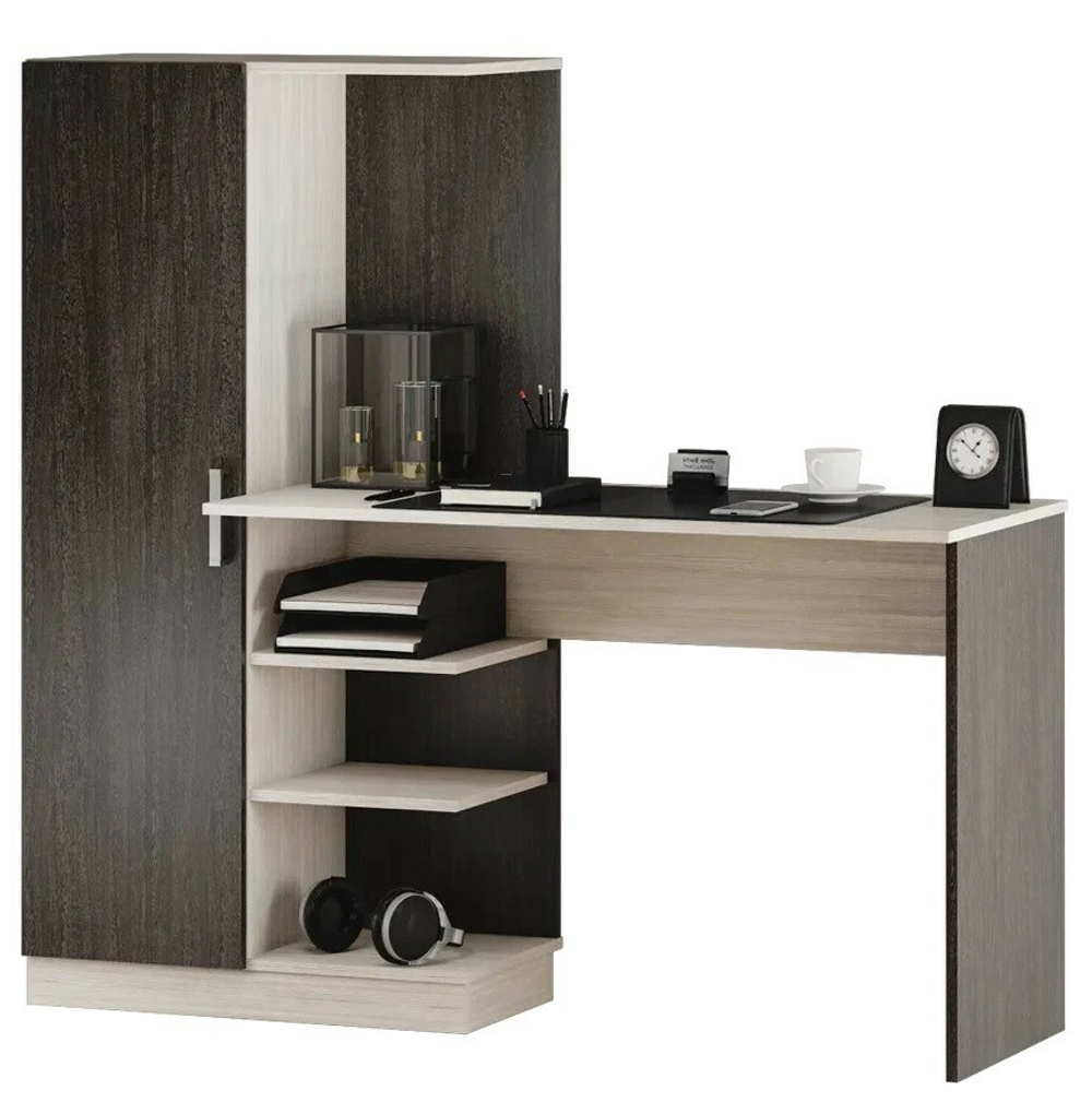 Стол компьютерный Бейсик, венге/лоредо