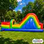 Надувная полоса препятствий "Цветное изобилие" 8*4*4 м