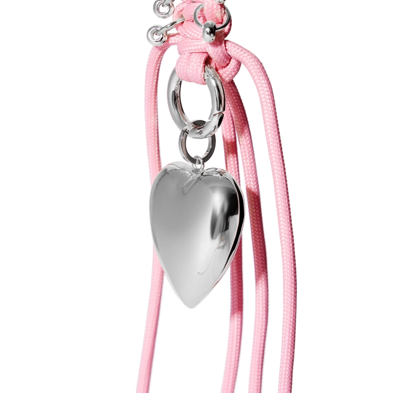 Брелок Влюбленный в Розовый – Серебро