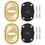 Накладка под сувальдный ключ ESC-13S с автоматическими шторками GP-золото (2шт. в уп.,отгр. по 1 шт)