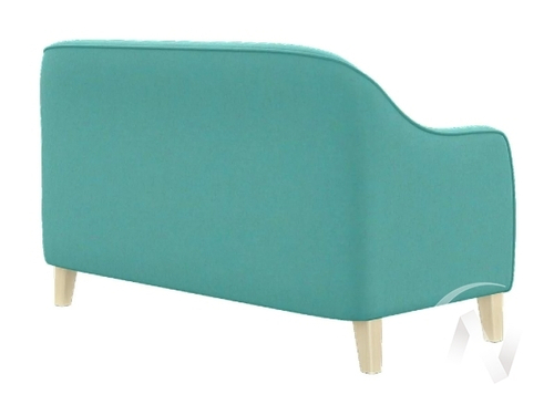 Диван Комфорт-4 (бесцветный лак/CANDY AQUVAMARINE)