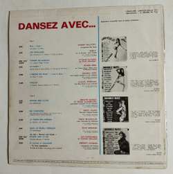 Винтажная виниловая пластинка LP Сборник Dansez Avec (France 1967) (Claude Francois, Paul Mauriat, Nana Mouskouri)