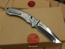 Нож Microtech Amphibian Titanium VG-10 - рукоять титан, клинок зеркало