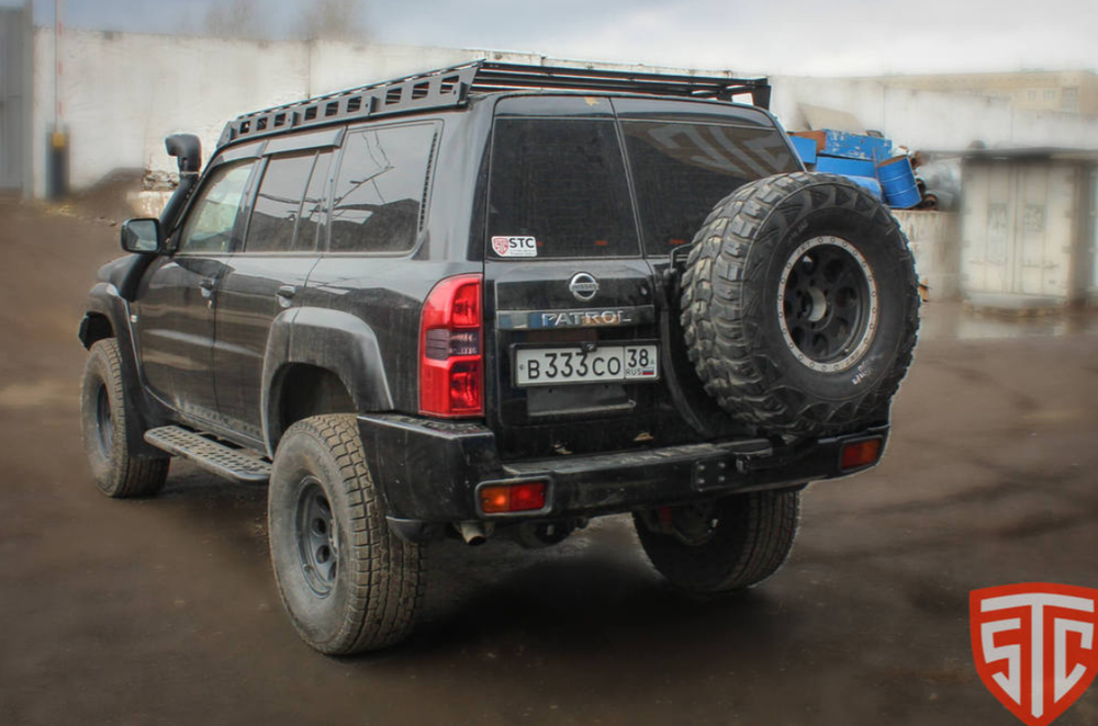 Калитка в штатный бампер Nissan Patrol Y61 с 2004 г.в.