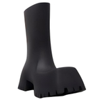 Balenciaga 50mm Trooper Rubber Boots "Black"