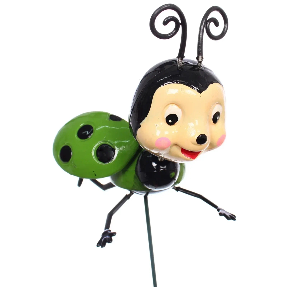 Фигура на спице «Божья коровка Мила» 8*14*60 см