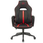 Кресло игровое ZOMBIE VIKING ZOMBIE А3 RED, PL, экокожа черный/красный, топ-ган (до 180кг)