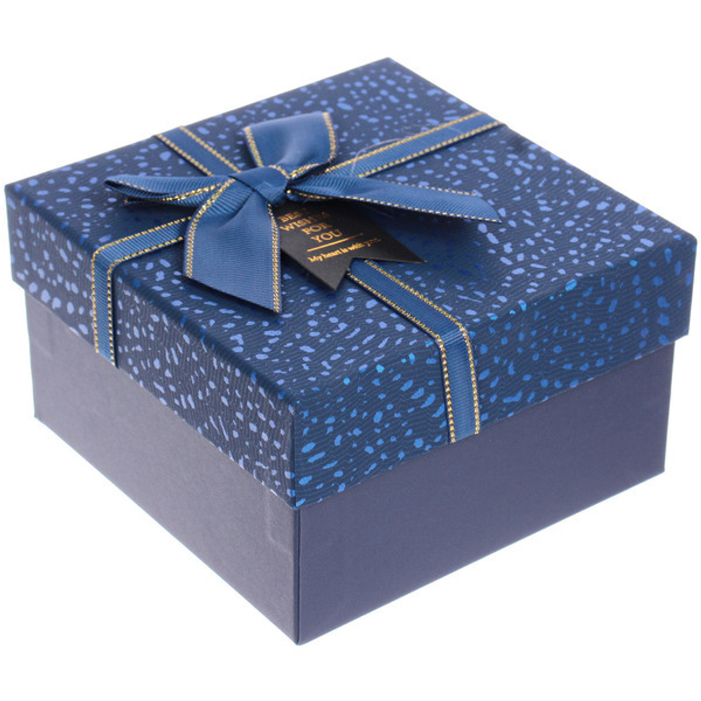Коробка подарочная «Бантик» 13,5*13,5*8 см