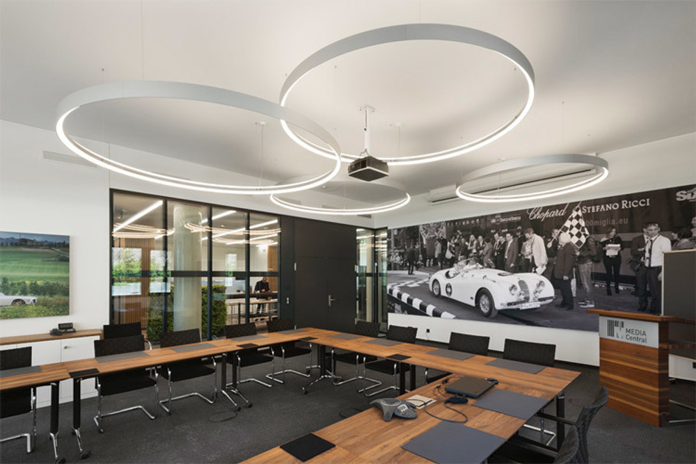 Pendant Led design lamp  Corona by SONNEMAN D40 (Grey)