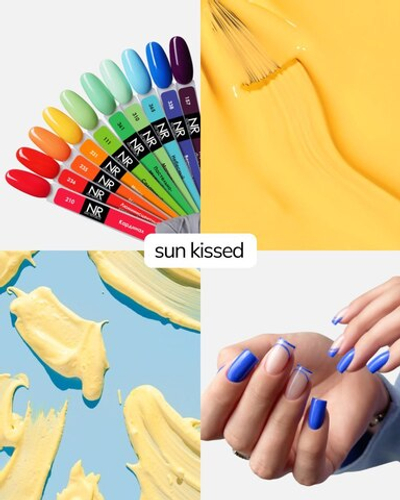 NR Sun kissed Гель-лак 361 - Пастельно зеленый, 10 мл