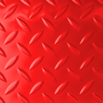 Рулонное резиновое покрытие "КОМФОРТ" - ЕЛОЧКА, ширина 1,2 м, красный, рулон 10м
