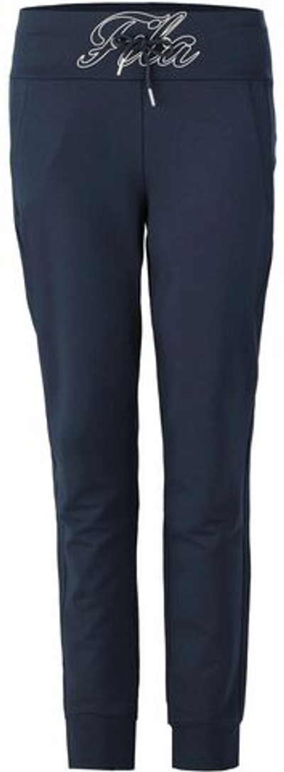 Женские теннисные брюки Fila Sweatpants Liz - peacoat blue