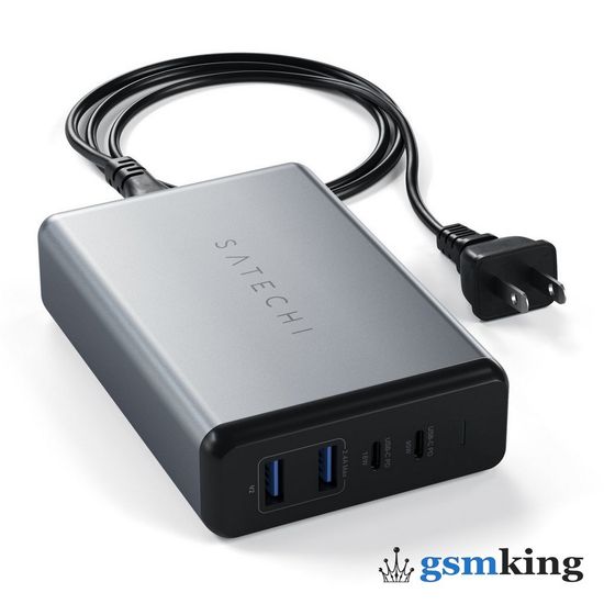 Satechi 108W Pro USB-C PD Charger Space Gray ST-TC108WM