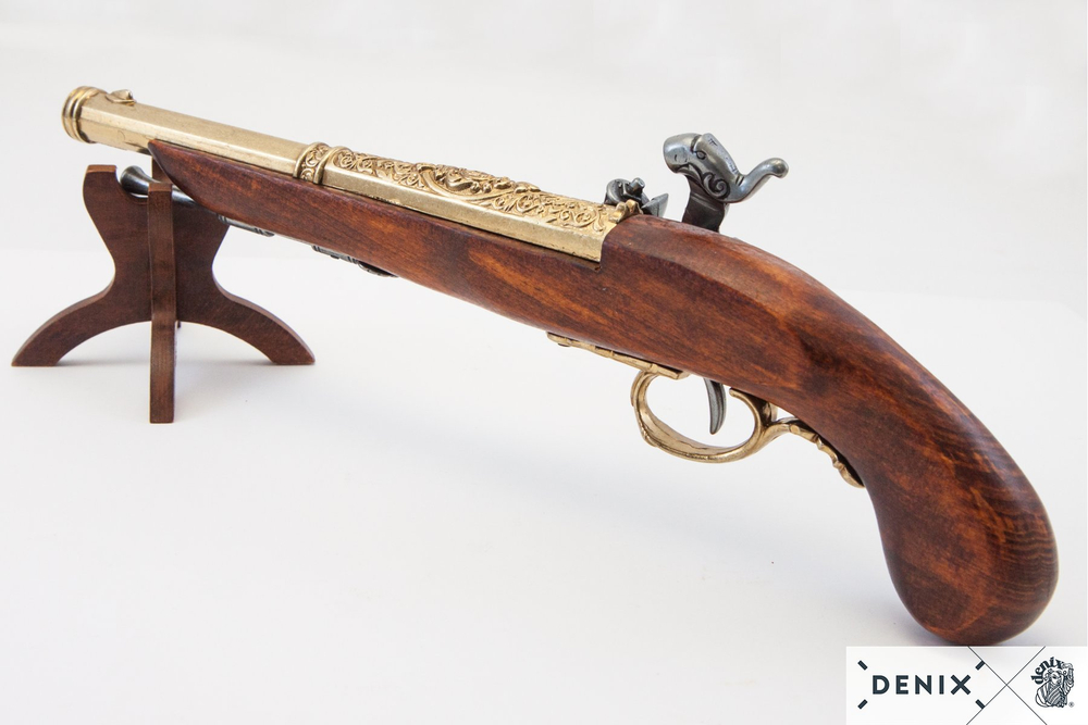 Макет Ударный пистоль, Франция, 1832 год., латунь DE-1014-L