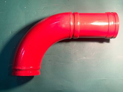 Угол бетоновода DN125*R275*90 + 211 мм