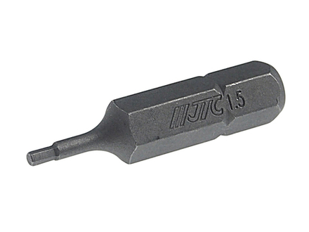 Бита HEX H1.5х30мм 1/4" DR 6-ти гранная JTC