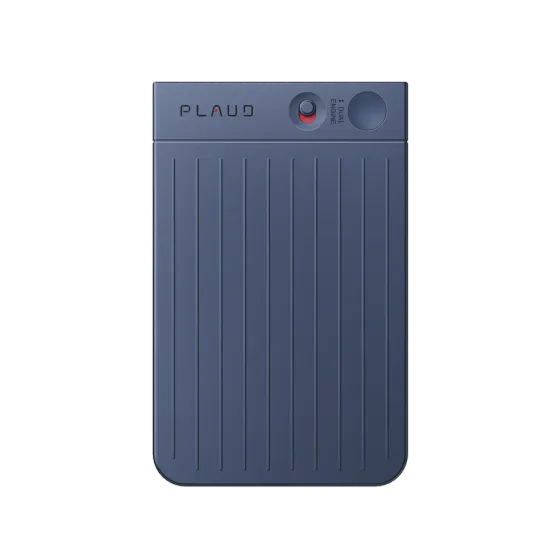 Диктофон Plaud Note с искусственным интеллектом ChatGPT, 64Gb, синий (Navy Blue)