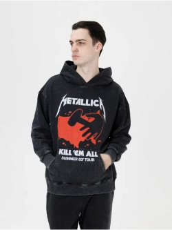 Худи PARABOLA Metallica оверсайз варенка для мужчин и женщин