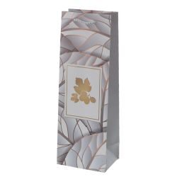 GAEM Пакет подарочный для бутылок (бумага 210г/м2, блок микс 12шт), L12 W9 H35 см, 4в.