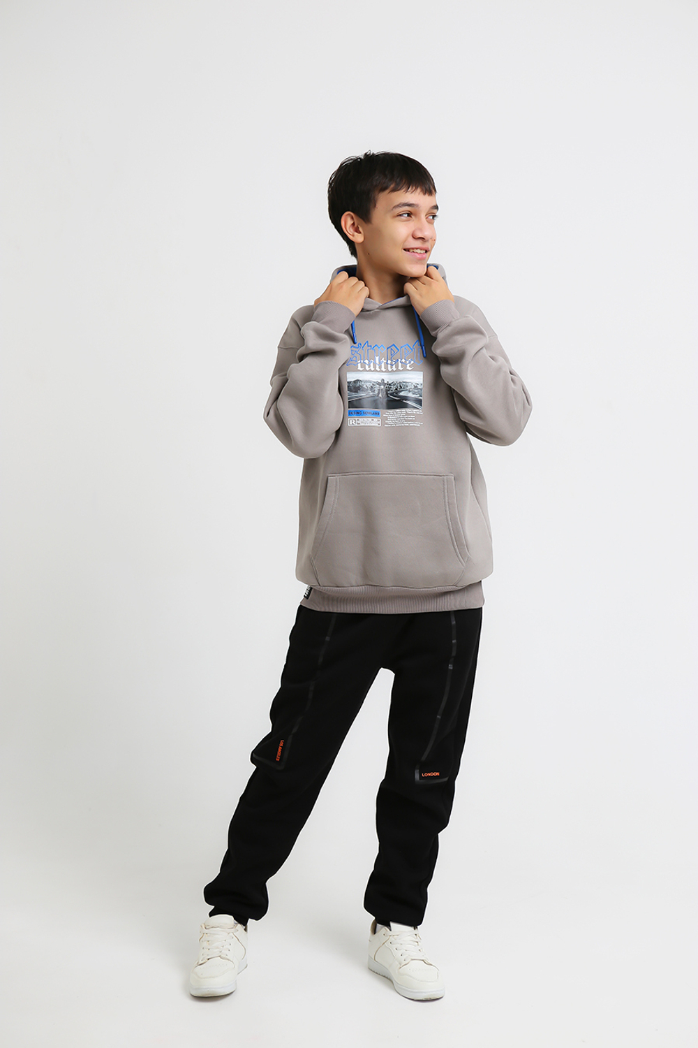 Худи дл/р с начесом с капюш. д/м Beneti (T) 7307