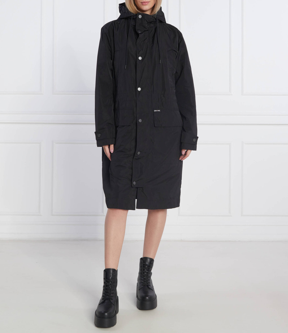 пальто Karl Lagerfeld - черный(226W1562)