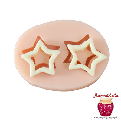 Молд силиконовый "Звездочки", 2,5*2,5*0,5 см