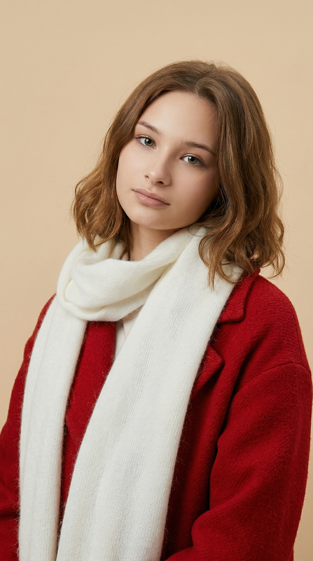 Шарф Ш402-02 экрю