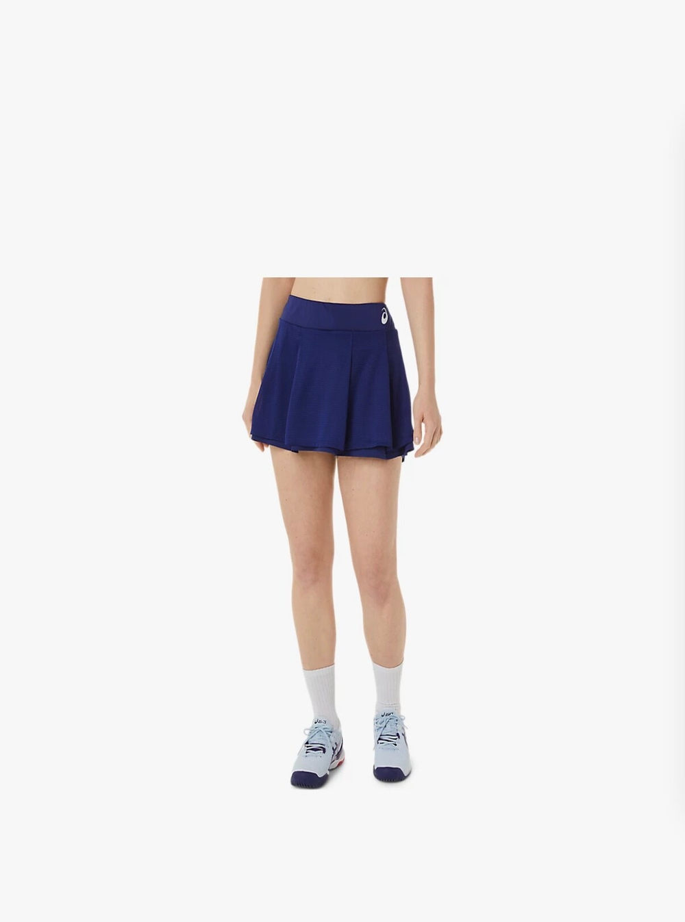 ASICS, MATCH SKORT, DIVE BLUE, WOMEN, S