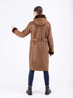 дубленка женская натуральная длинная зима Турция