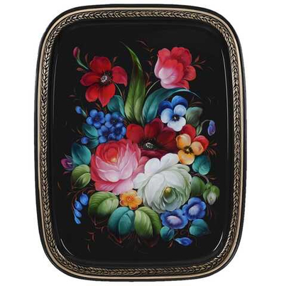 Zhostovo metal tray A19D07042594