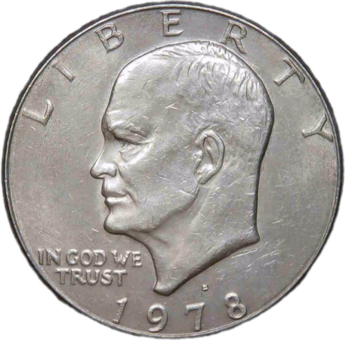 США 1 доллар (dollar) 1978 D ''Эйзенхауэр'' (XF)